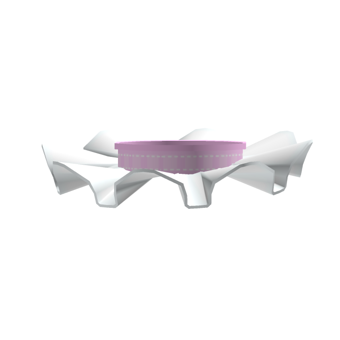 kawaii pastel jester clown neck ruffle