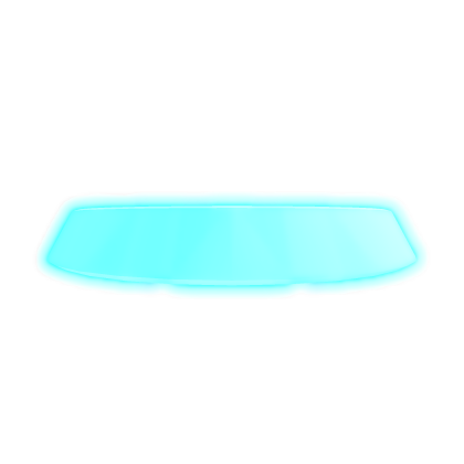 EMISSIVE Blue Fedora Band
