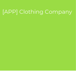 [APP] Clothing Company