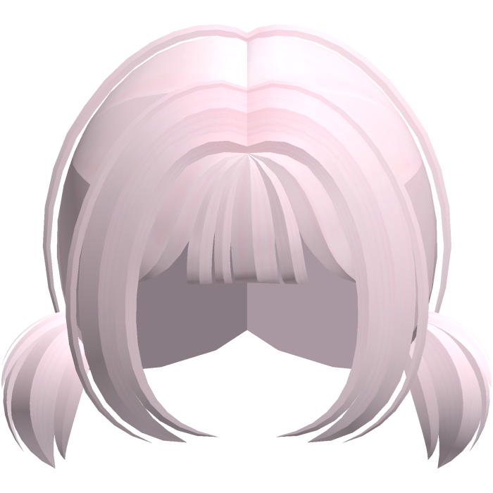 Short cutecore mini bob pigtails in pink