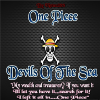 One Piece Devils of the sae Roblox decal