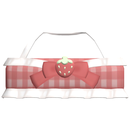 Summer ruffles strawberry shirt in red