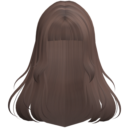 Long Wavy Bangs Hair (Brown) Roblox item