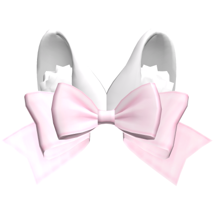 ♡ adorable bunny head ribbon in pink