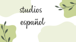 create español