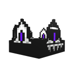 8-Bit Animeted  White Crown