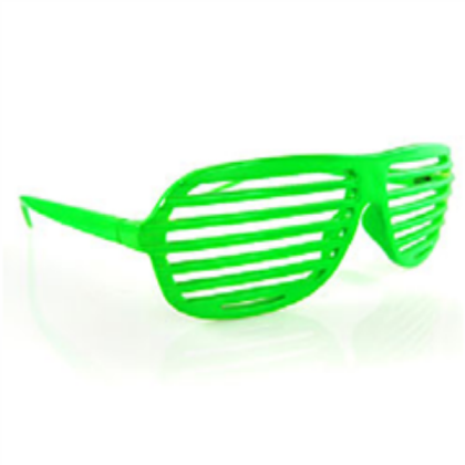 Neon green shutter shades Roblox decal