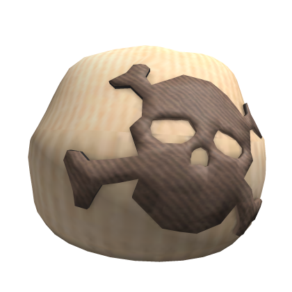 Beige Skull Beanie