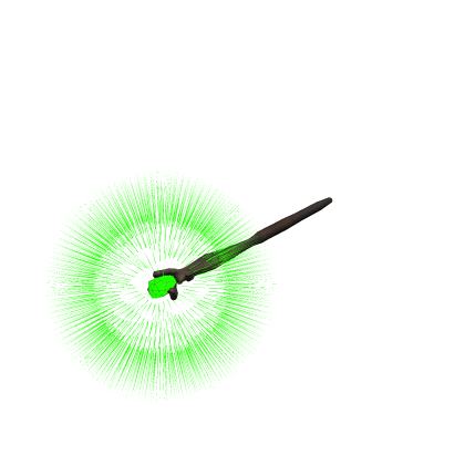 🎇Glowing Wizard Staff on Hand - Green