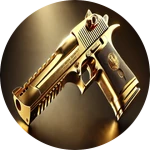 Golden Dessert Eagle!