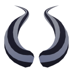 Ascended Chaos Striped Curl Big Horns