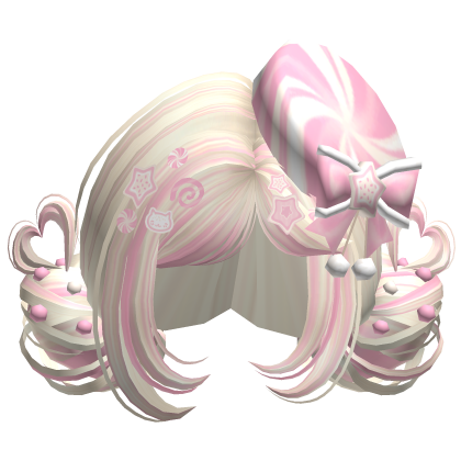♡ Christmas Candycane Buns (Pink Beige)