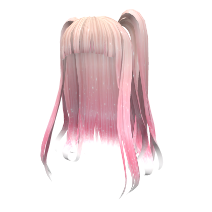Lovely Glittery Hair - Sparkly Pink Ombre