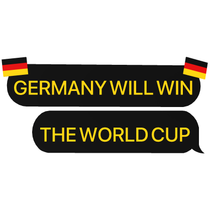 GERMANY WILL WIN THE WORLD CUP football text Roblox item