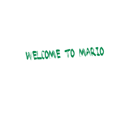 Welcome to mario Roblox decal