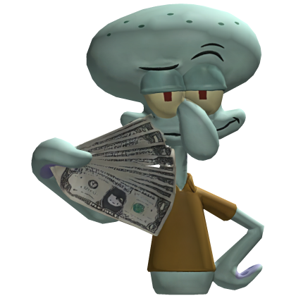 Smirking Squid Rich Luxury Sponge Bob