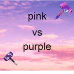 pink vs purple