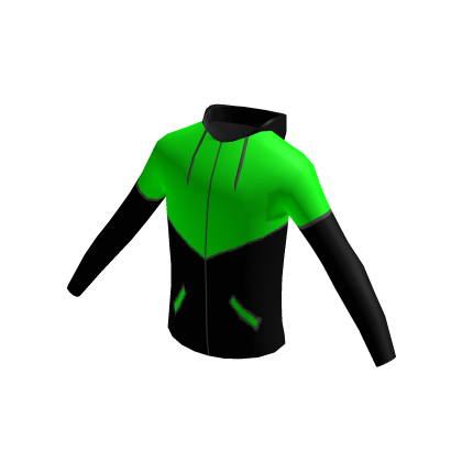 Sweatshirt Green Hoodie Black Sport Drip thumbnail