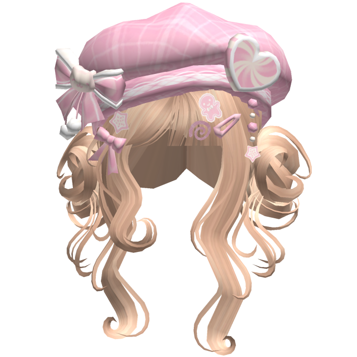 ♡ Christmas Swirly Wispy Buns (Blonde)