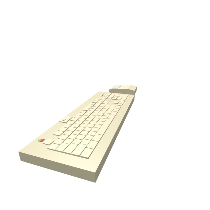 old Apple keyboard and mouse