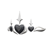 Obsidian Crown of Hearts