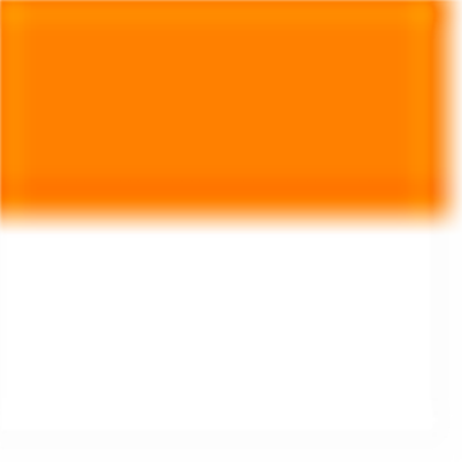 White and orange Roblox decal
