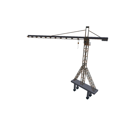 old russian tower crane "BKCM" 