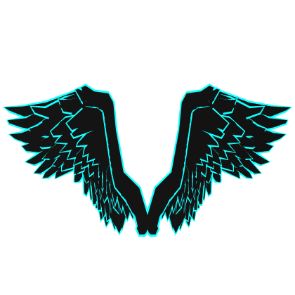 Cartoony Blue Angel Void Wings Roblox item