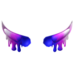 Melting Drip Haunted Bull Horns