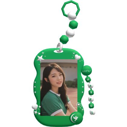 Loona Haseul Photocard Kpop Keychain