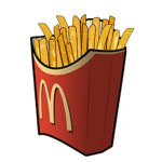 Suit and Tie with French Fries