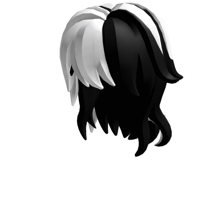 White and Black Hair