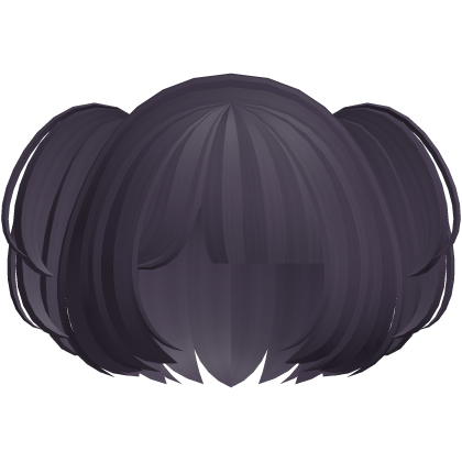🐾 sweet mini fluffy layered moe pigtails purple