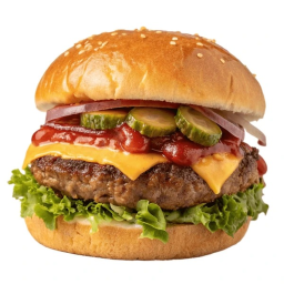 DON'T EAT THE HAMBURGER.