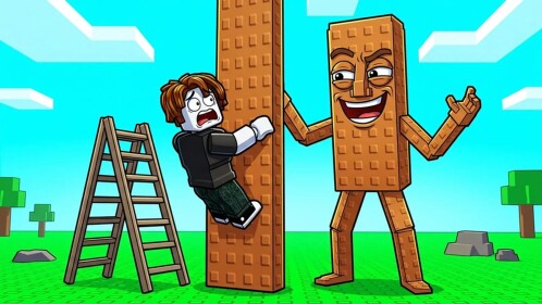 Climb a Ladder to Meet Tung Tung! And You Climb!