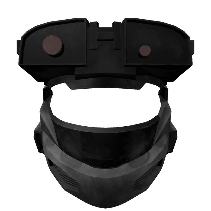 Augmented Soldier's Black Sniper Helmet