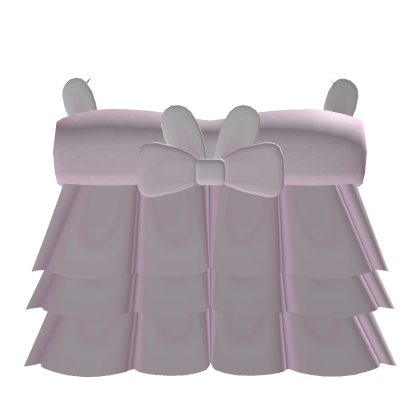 ♡ cute pink ruffle bunny dress