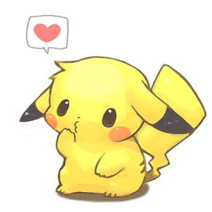 Cute Kawaii Pikachu Roblox decal