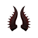 Dark Red Twilight Horns