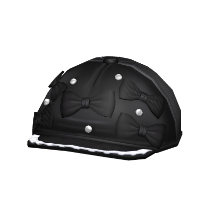 ♡ Kawaii black cap (front)