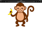 The blue monkey