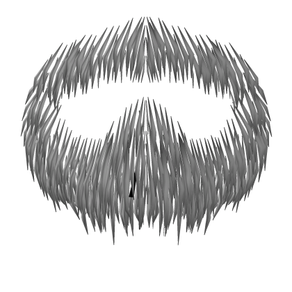 Grey Goatee Beard Stub Roblox item