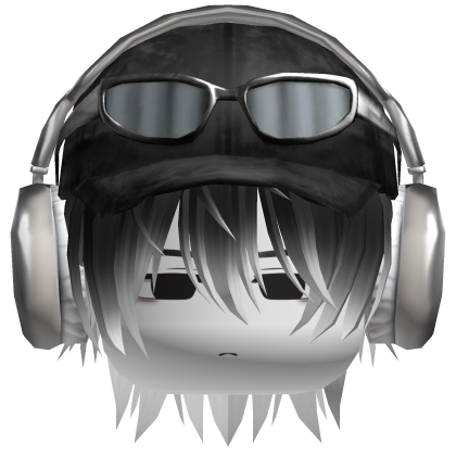 y2k cute boy w cap + headphones 