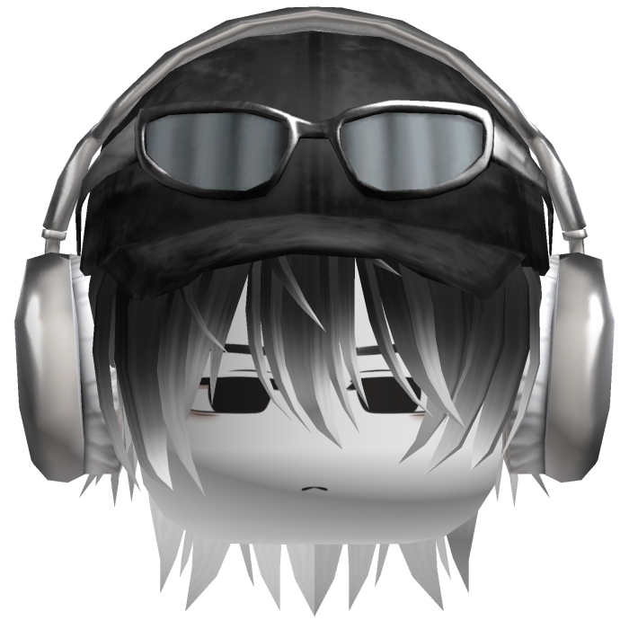 y2k cute boy w cap + headphones 