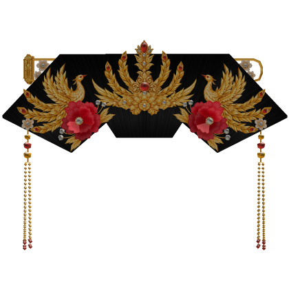 Traditional Golden Phoenix Chinese Qing Dynasty
