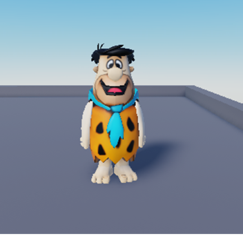 climb a small building and save fred flinstone