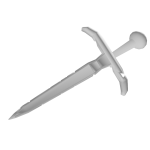 Giant's White Dented Sword