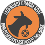 Legendary Orange Goat Badge