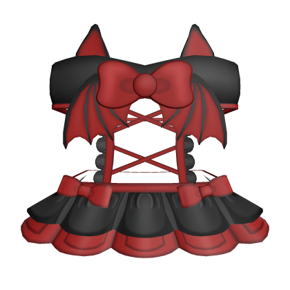 Cute Halloween Dark Bat Wings Corset ! - MM2