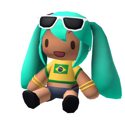 Brazilian Miku Plush [ Shoulder ] | Roblox Item - Rolimon's